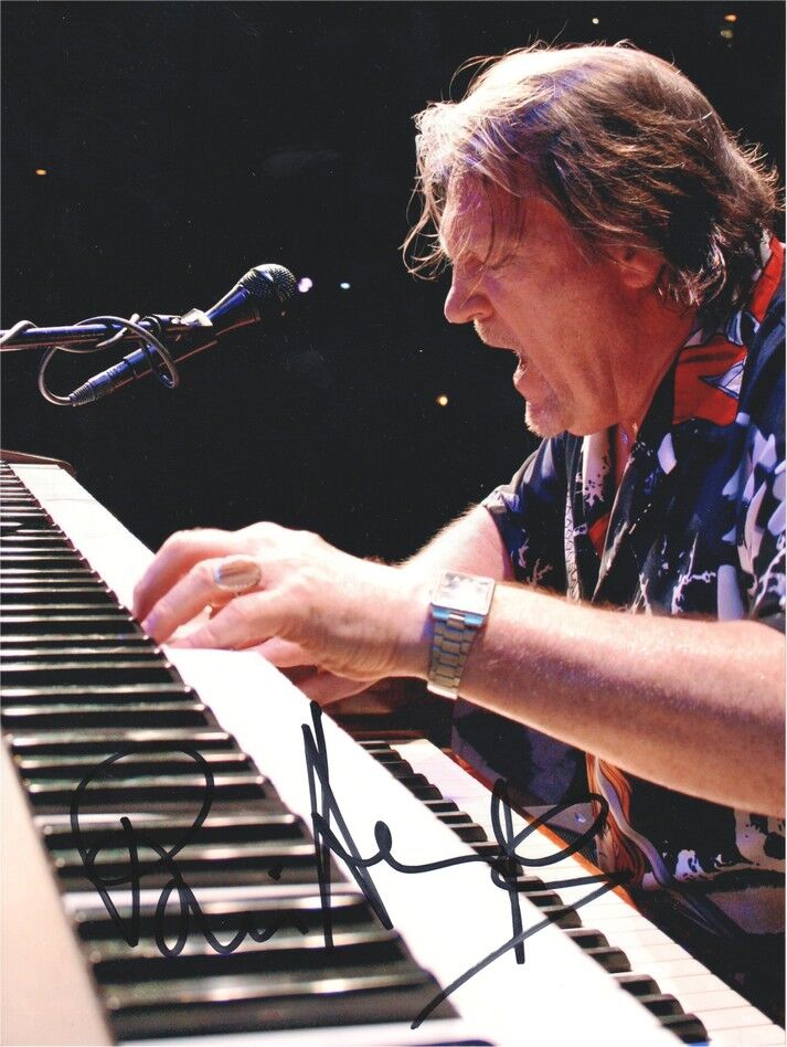 Autogramm Keyboard (UK) | Brian AUGER | 2010er Foto (Konzert Color XL)
