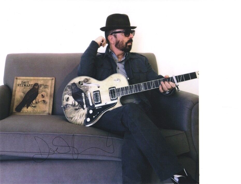 Autogramm Pop (UK) | Dave STEWART | 2011 Foto (Portrait Color XL) "Blackbird Diaries"
