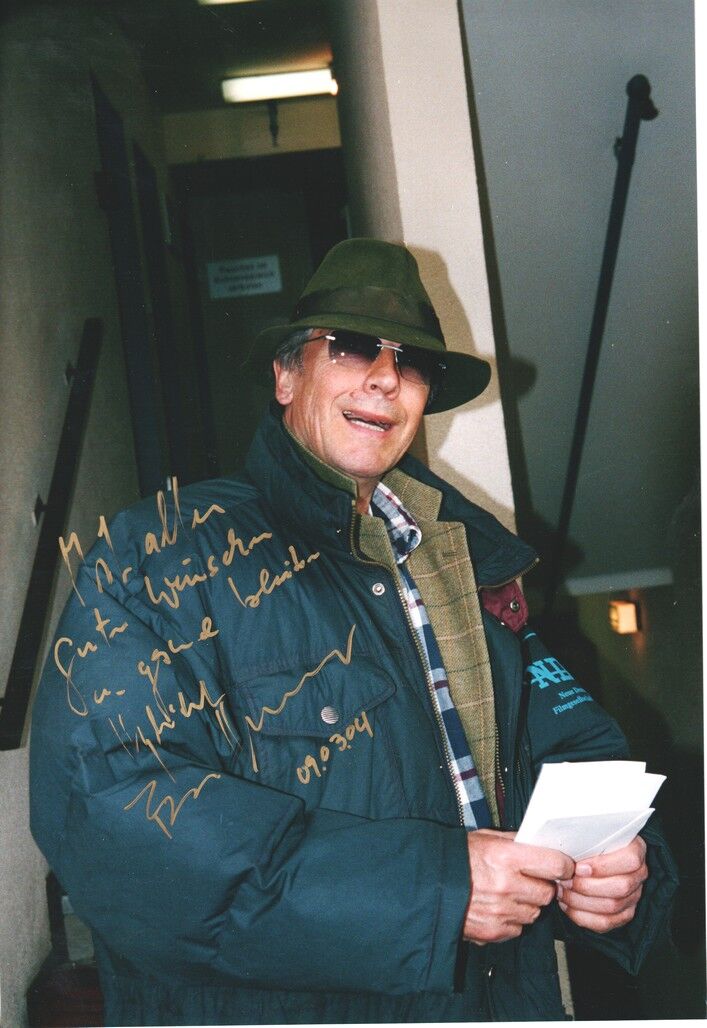 Autogramm Schauspieler | Bruno GANZ | 2000er Foto (Privataufnahme Color XL)