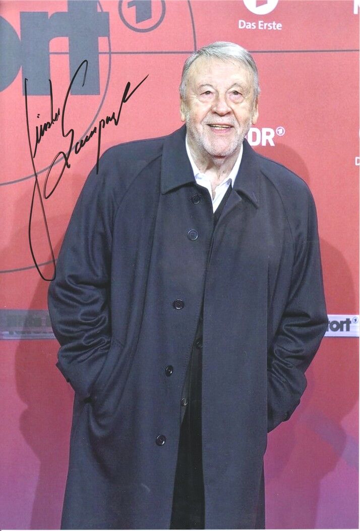 Autogramm TV | ARD | Günter LAMPRECHT | 2010er Foto (Portrait Color XL) "Tatort"