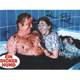 Autogramm Film | Rainer BASEDOW | 1982 Foto (Filmszene Color XL) "Dicker Hund" Feddersen