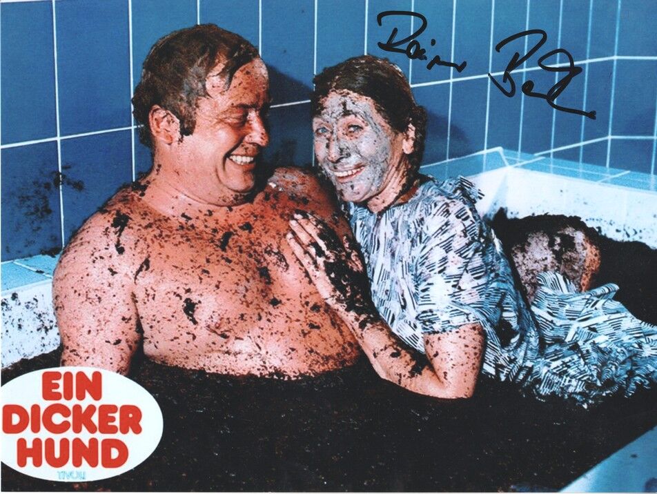 Autogramm Film | Rainer BASEDOW | 1982 Foto (Filmszene Color XL) "Dicker Hund" Feddersen