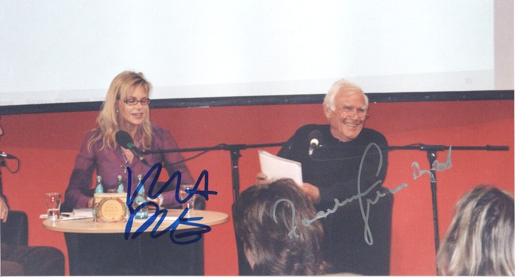 Autogramme Film / TV | Joachim FUCHSBERGER + Nina RUGE | 2010 Foto (Portrait Color XL) Buchvorstellung