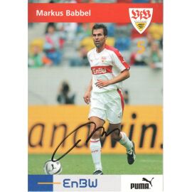 Autogramm Fussball | VfB Stuttgart | 2005 | Markus BABBEL