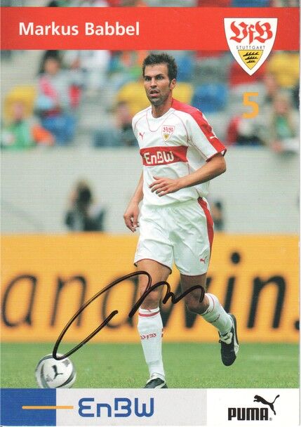 Autogramm Fussball | VfB Stuttgart | 2005 | Markus BABBEL