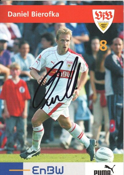 Autogramm Fussball | VfB Stuttgart | 2005 | Daniel BIEROFKA