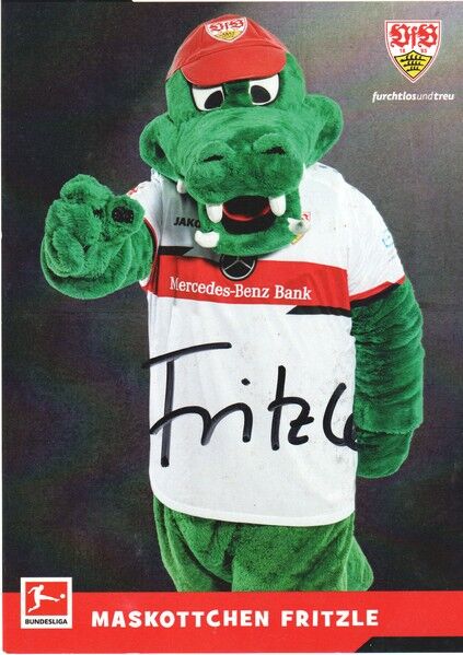 Autogramm Fussball | VfB Stuttgart | 2021 | FRITZLE (Maskottchen)