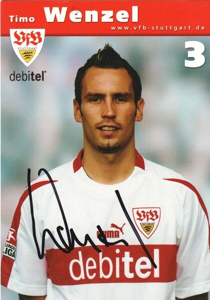 Autogramm Fussball | VfB Stuttgart | 2002 | Timo WENZEL