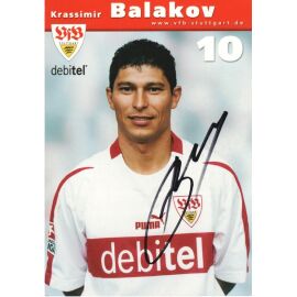 Autogramm Fussball | VfB Stuttgart | 2002 | Krassimir BALAKOV