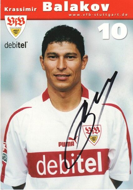 Autogramm Fussball | VfB Stuttgart | 2002 | Krassimir BALAKOV