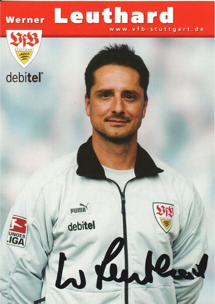 Autogramm Fussball | VfB Stuttgart | 2002 | Werner LEUTHARD