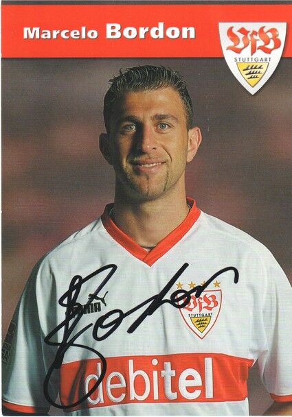 Autogramm Fussball | VfB Stuttgart | 2003 | Marcelo BORDON