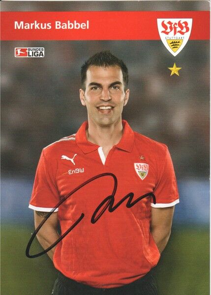 Autogramm Fussball | VfB Stuttgart | 2008 | Markus BABBEL