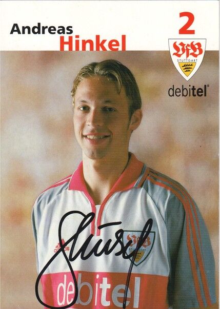 Autogramm Fussball | VfB Stuttgart | 2001 | Andreas HINKEL