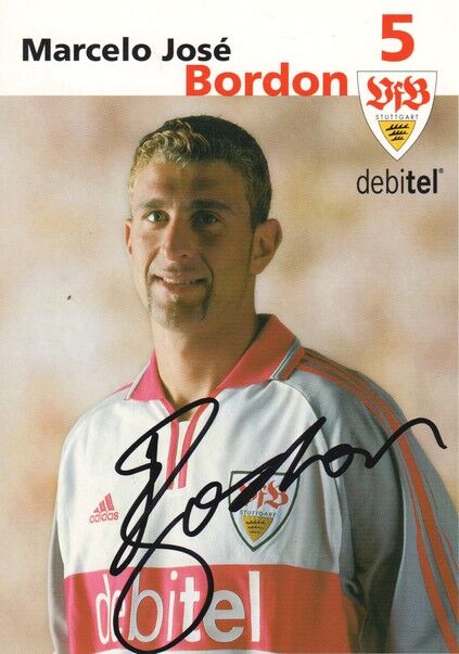 Autogramm Fussball | VfB Stuttgart | 2001 | Marcelo Jose BORDON