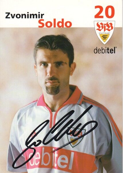 Autogramm Fussball | VfB Stuttgart | 2001 | Zvonimir SOLDO