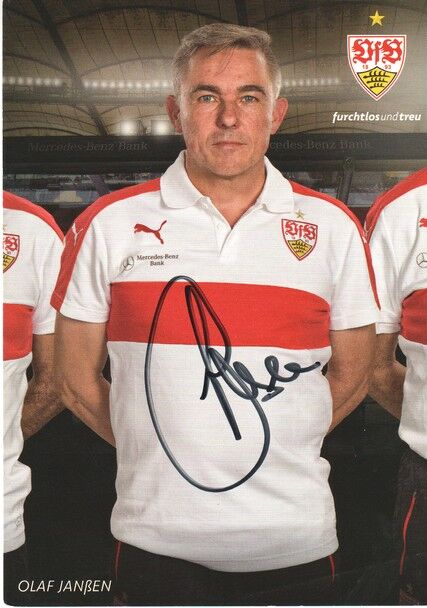 Autogramm Fussball | VfB Stuttgart | 2016 | Olaf JANSSEN