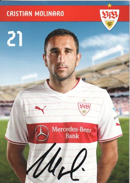 Autogramm Fussball | VfB Stuttgart | 2013 | Cristian MOLINARO