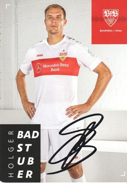 Autogramm Fussball | VfB Stuttgart | 2019 | Holger BADSTUBER