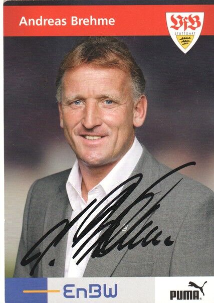 Autogramm Fussball | VfB Stuttgart | 2005 | Andreas BREHME (2)