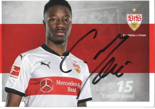 Autogramm Fussball | VfB Stuttgart | 2017 | Carlos MANE