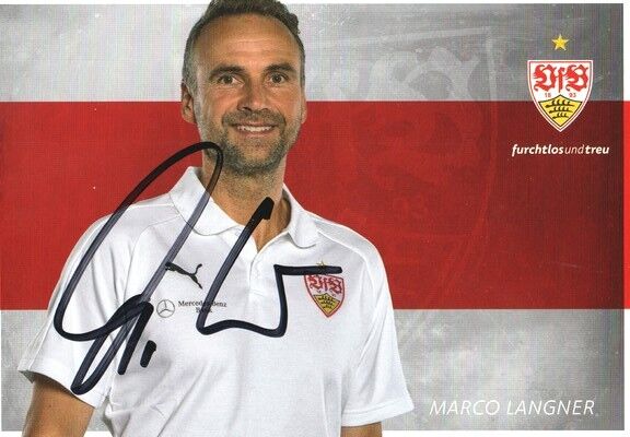 Autogramm Fussball | VfB Stuttgart | 2017 | Marco LANGNER