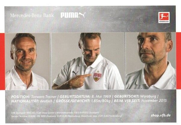 Autogramm Fussball | VfB Stuttgart | 2017 | Marco LANGNER