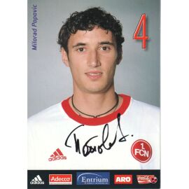 Autogramm Fussball | 1. FC Nürnberg | 2002 | Milorad POPOVIC