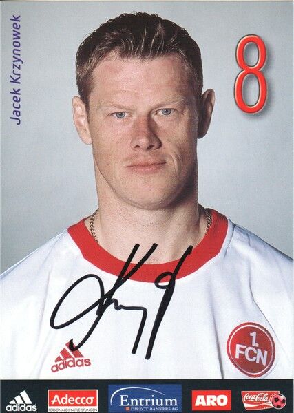 Autogramm Fussball | 1. FC Nürnberg | 2002 | Jacek KRZYNOWEK
