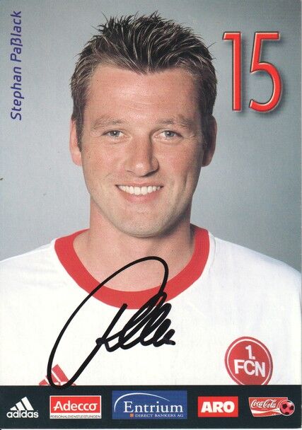 Autogramm Fussball | 1. FC Nürnberg | 2002 | Stephan PASSLACK