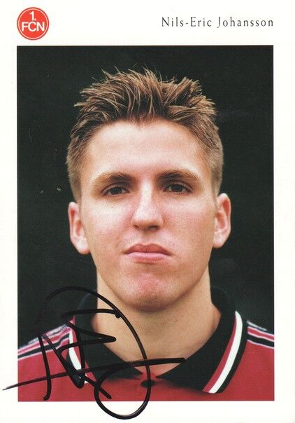 Autogramm Fussball | 1. FC Nürnberg | 2000 NE | Nils-Eric JOHANSSON