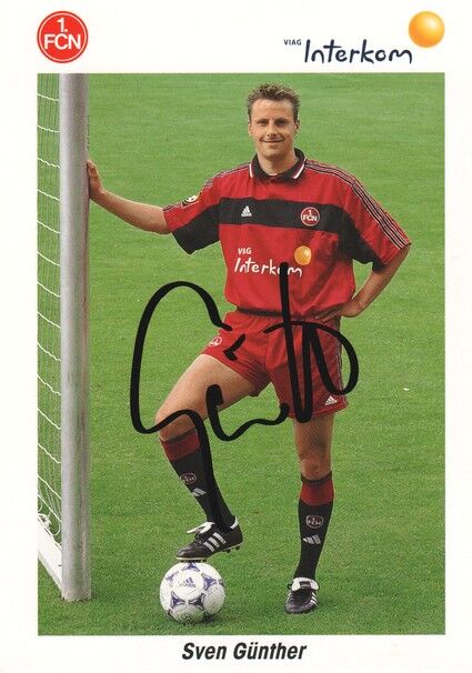 Autogramm Fussball | 1. FC Nürnberg | 1999 | Sven GÜNTHER