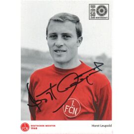Autogramm Fussball | 1. FC Nürnberg | 1968 Retro | Horst LEUPOLD