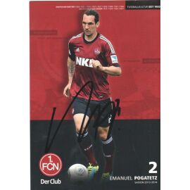 Autogramm Fussball | 1. FC Nürnberg | 2013 | Emanuel POGATETZ