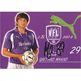Autogramm Fussball | VfL Osnabrück | 2007 | Gaetano MANNO