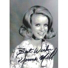 Autogramm Film (USA) | Donna MILLS | 1960er Foto (Portrait SW XM)
