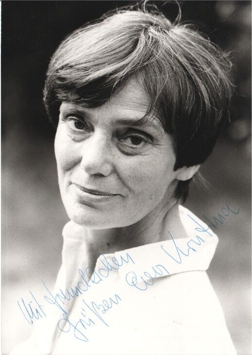 Autogramm Schauspieler | Eva KRUTINA | 1980er Foto (Portrait SW XM)