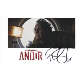 Autogramm Film (UK) | Fiona SHAW | 2022 Foto (Filmszene Color XM) "Star Wars"