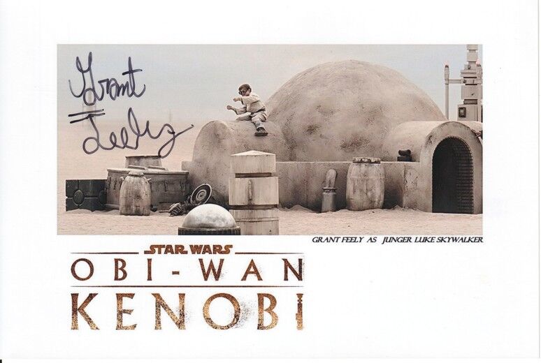 Autogramm Film (USA) | Grant FEELY | 2022 Foto (Filmszene Color XM) "Star Wars" KINDERSTAR