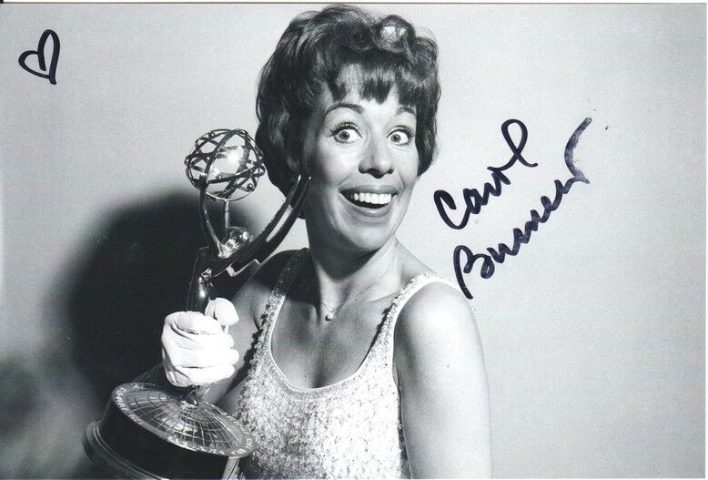 Autogramm Film (USA) | Carol BURNETT | 1963 Foto (Portrait SW XM) Emmy