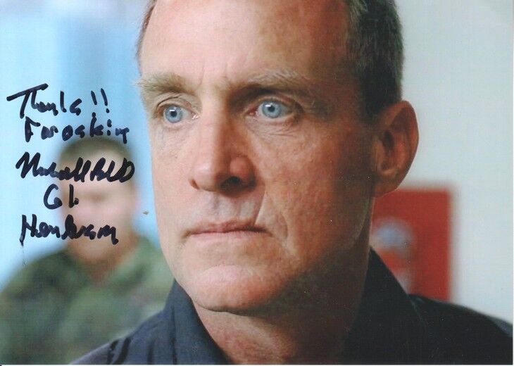 Autogramm Film (USA) | Marshall BELL | 1997 Foto (Filmszene Color XM) "Starship Troopers" 1