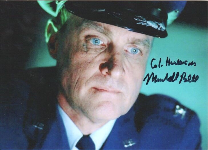 Autogramm Film (USA) | Marshall BELL | 1997 Foto (Filmszene Color XM) "Starship Troopers" 2