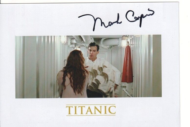 Autogramm Film (USA) | Mark CAPRI | 1997 Foto (Filmszene Color XM) "Titanic"