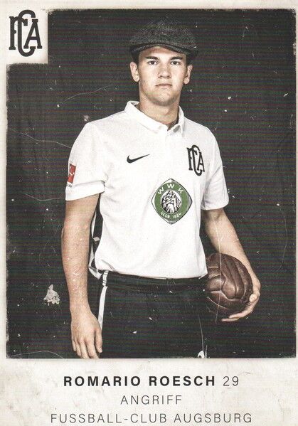 AK Fussball | FC Augsburg | 2018 Retro | Romario ROESCH