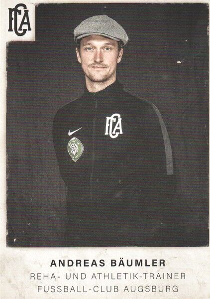AK Fussball | FC Augsburg | 2018 Retro | Andreas BÄUMLER