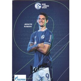 Autogramm Fussball | FC Schalke 04 | 2020 | Benito RAMAN