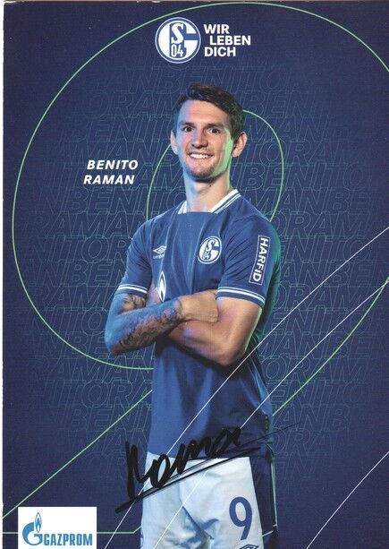 Autogramm Fussball | FC Schalke 04 | 2020 | Benito RAMAN