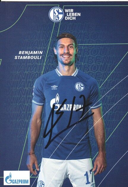 Autogramm Fussball | FC Schalke 04 | 2020 | Benjamin STAMBOULI