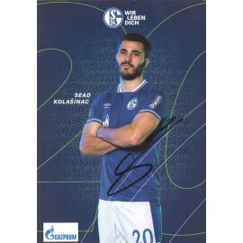 Autogramm Fussball | FC Schalke 04 | 2020 | Sead KOLASINAC