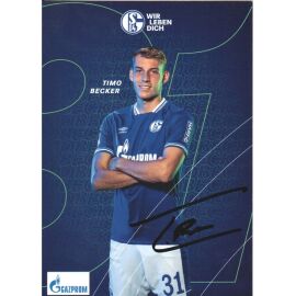 Autogramm Fussball | FC Schalke 04 | 2020 | Timo BECKER